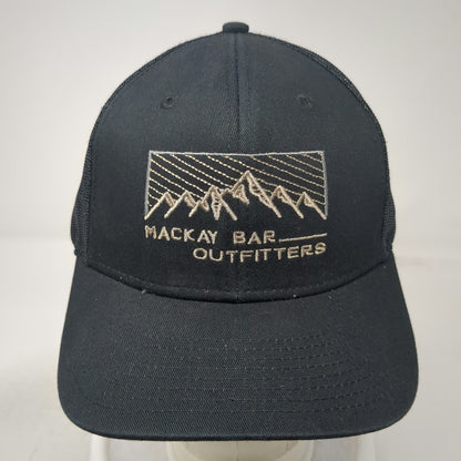 Ouray Trucker Hat Black One Size Mackay Bar Outfitters Mountain Snapback Mesh