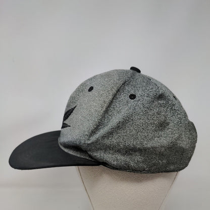 Marijuana Weed Logo Hat Cap Gray Black Embroidered 100% Polyester