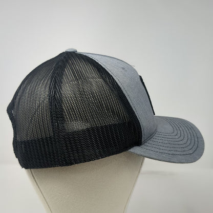 Richardson Trucker Hat Gray One Size Zoetis Cow Patch Mesh Snapback Agriculture