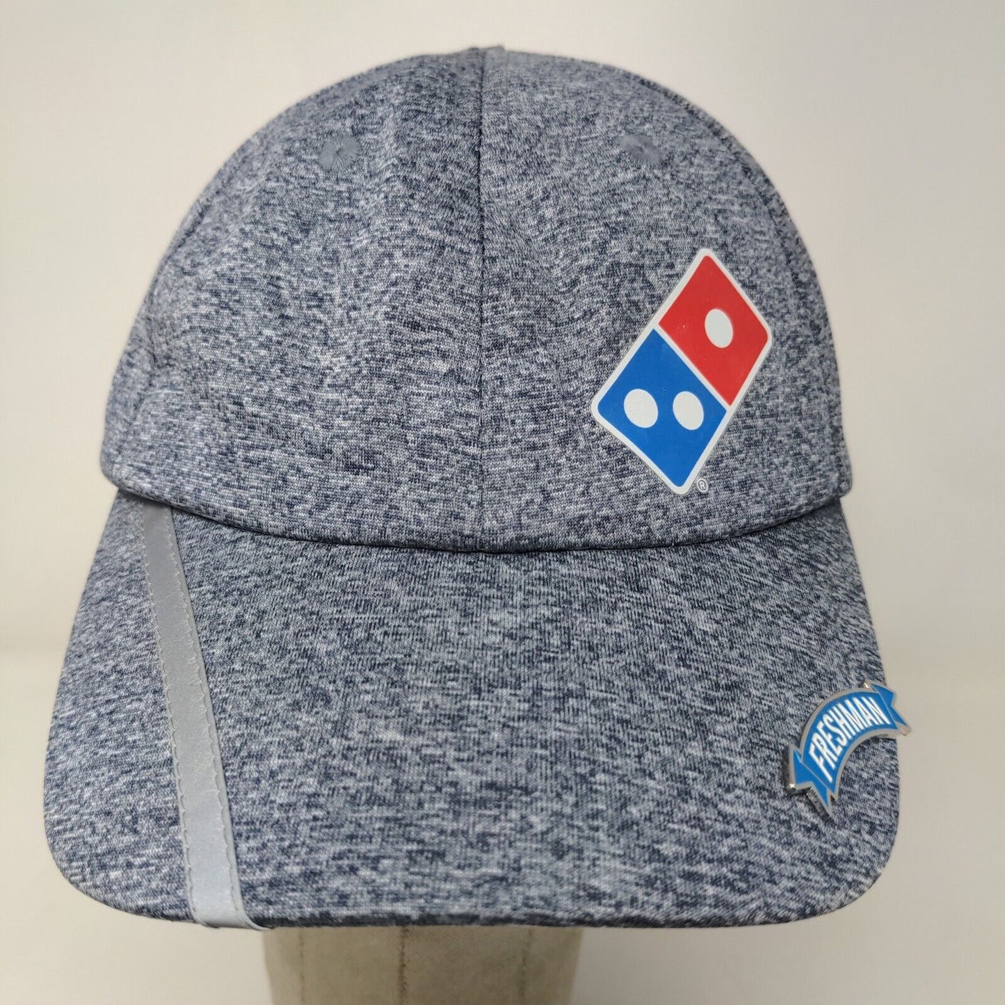 Domino's Gear Men's Strapback Hat Gray Size OS Graphic Logo Freshman Pin