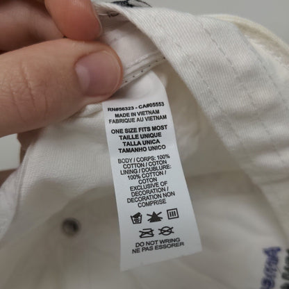 AmerisourceBergen Slideback Hat White OSFM MWI Animal Health Nike Heritage86