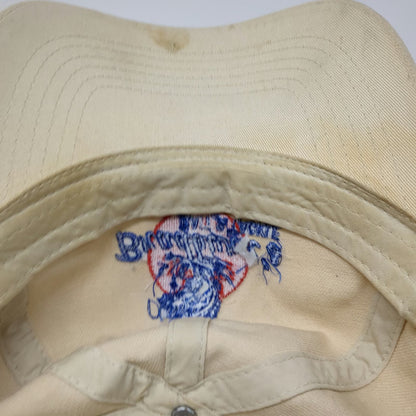 Sportsman Baseball Cap Beige One Size Slideback Cotton Bait Tackle Fishing Hat
