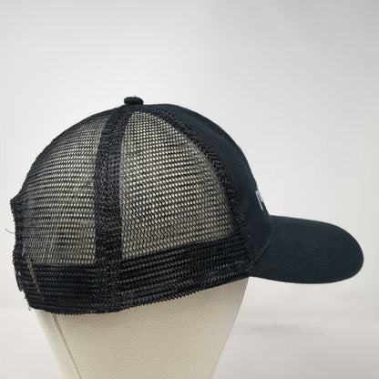 Infinity Lowe's Logo Black Trucker Hat One Size White Mesh Snapback Corporate