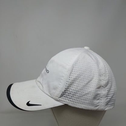 Dock Hand Strapback Hat White OSFM Adjustable Embroidered Swoosh Nike Golf