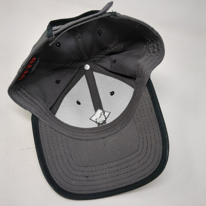 Idaho Materials & Construction Strapback Hat Gray OS Adjustable Embroidered Otto