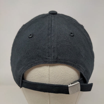 Adidas 3 Stripes Climalite Slideback Hat Black One Size Embroidered