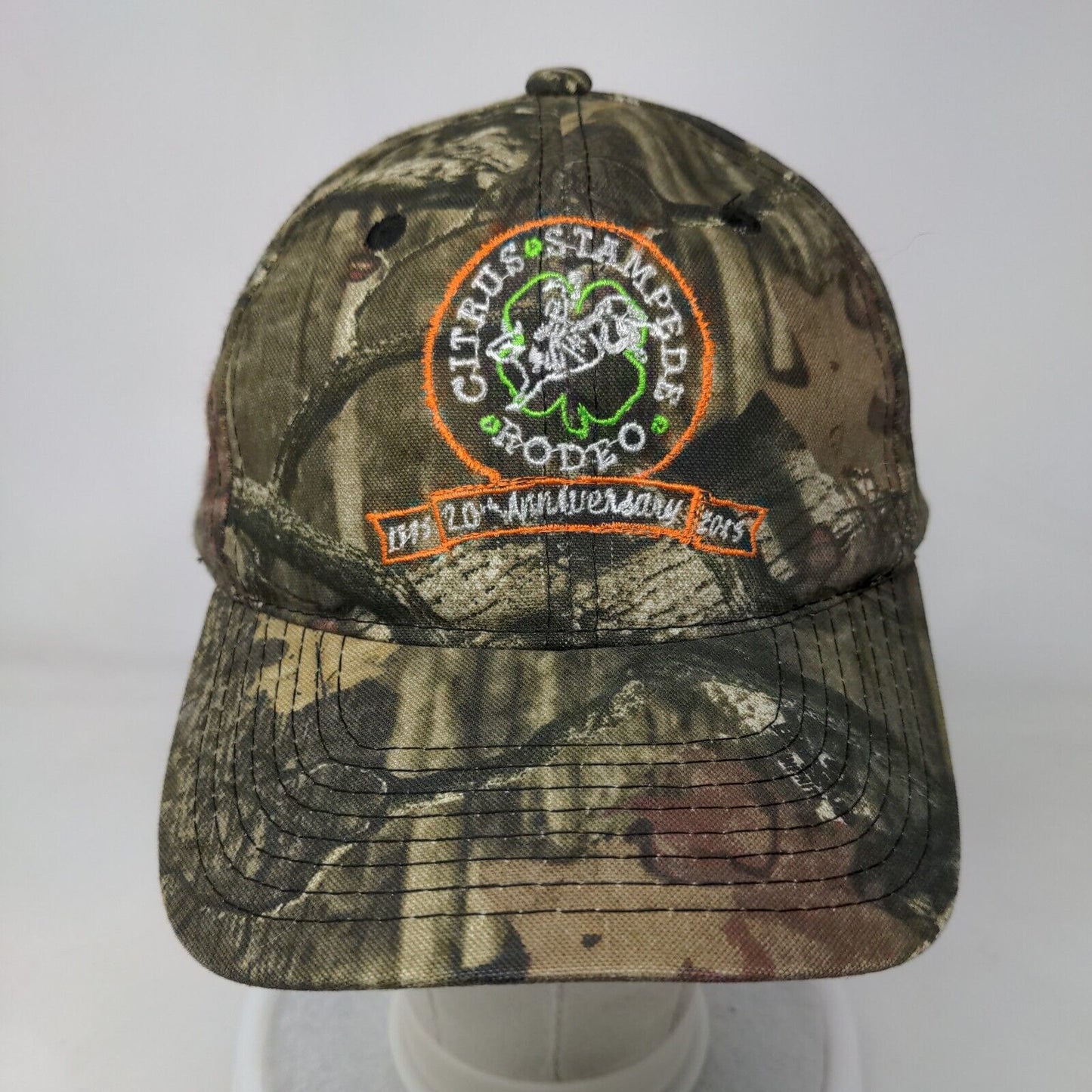 Citrus Stampede Rodeo 20th Anniversary Strapback Hat Camo OS Port Authority