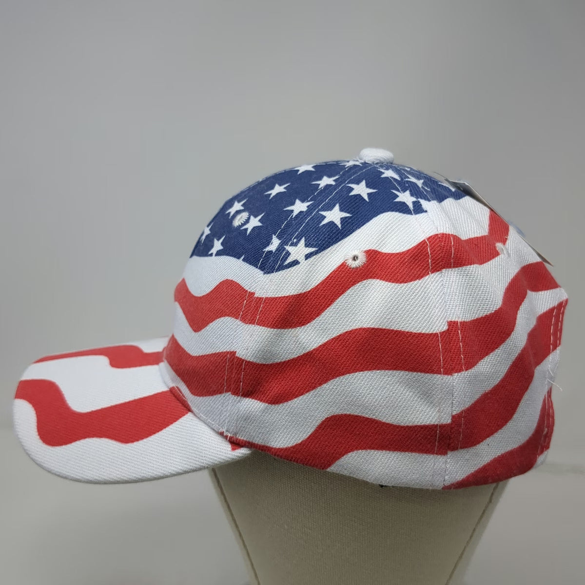 R Headwear American Flag Baseball Cap Blue White Red One Size Strapback Hat