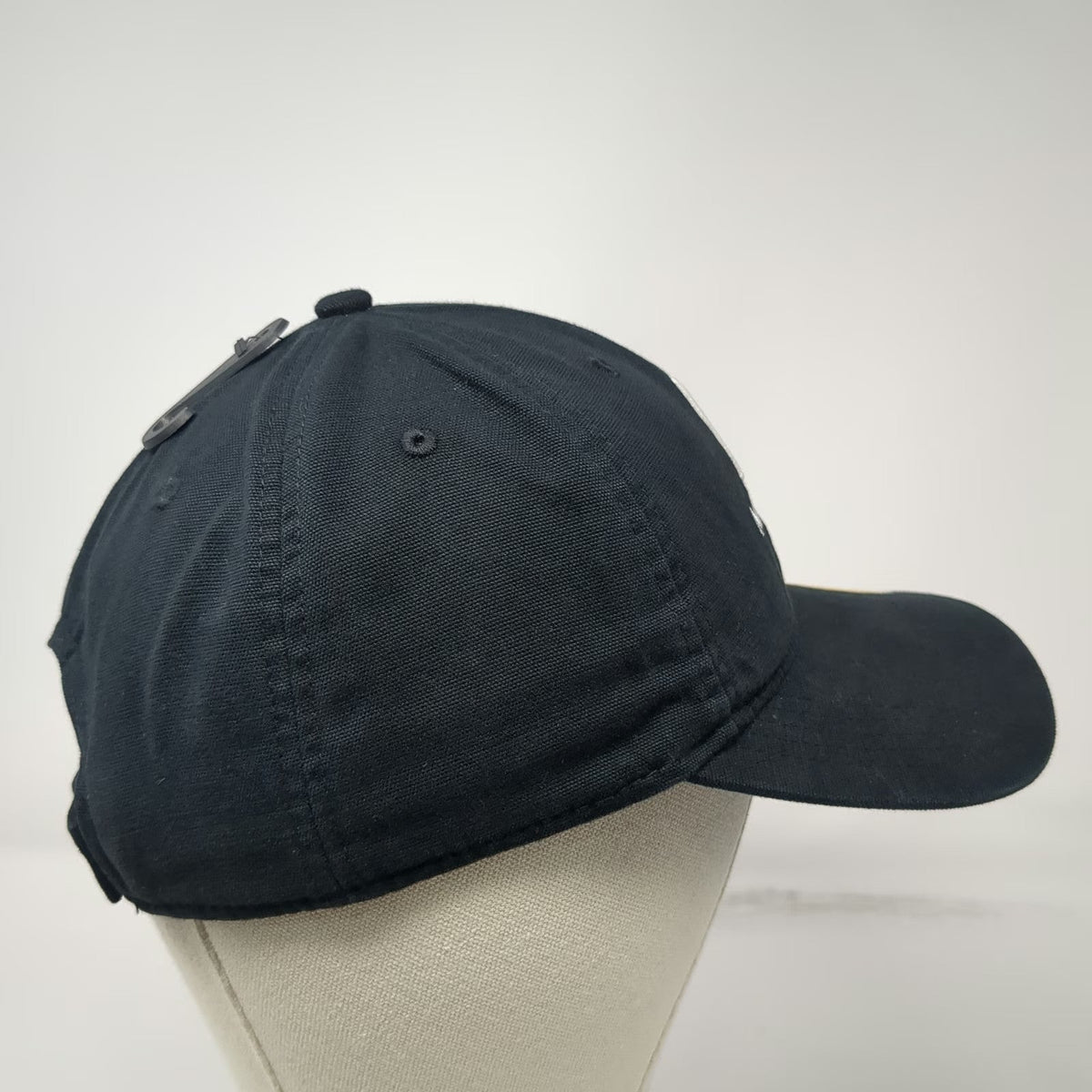 Carhartt Baseball Cap Black One Size Amalgamated Sugar Strapback Cotton Work Hat