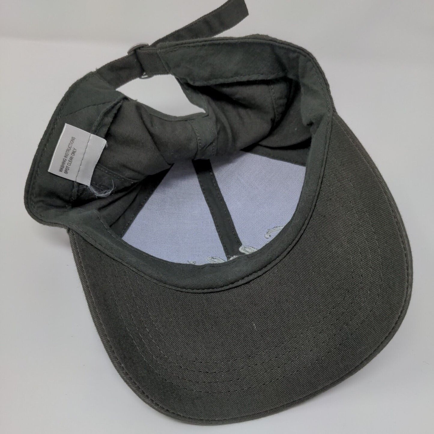 Cabela's Slideback Hat Green One Size Adjustable Embroidered 6 Panel Cotton