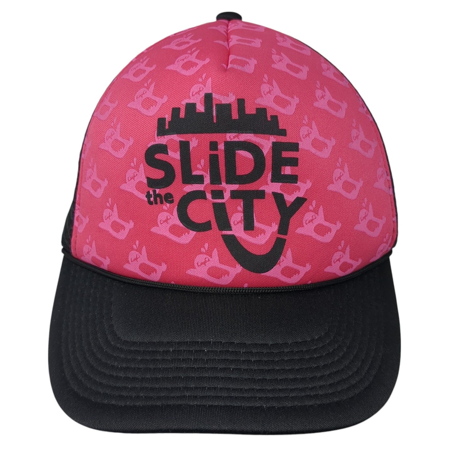 Slide The City Snapback Trucker Hat Multicolor One Size Mesh Back