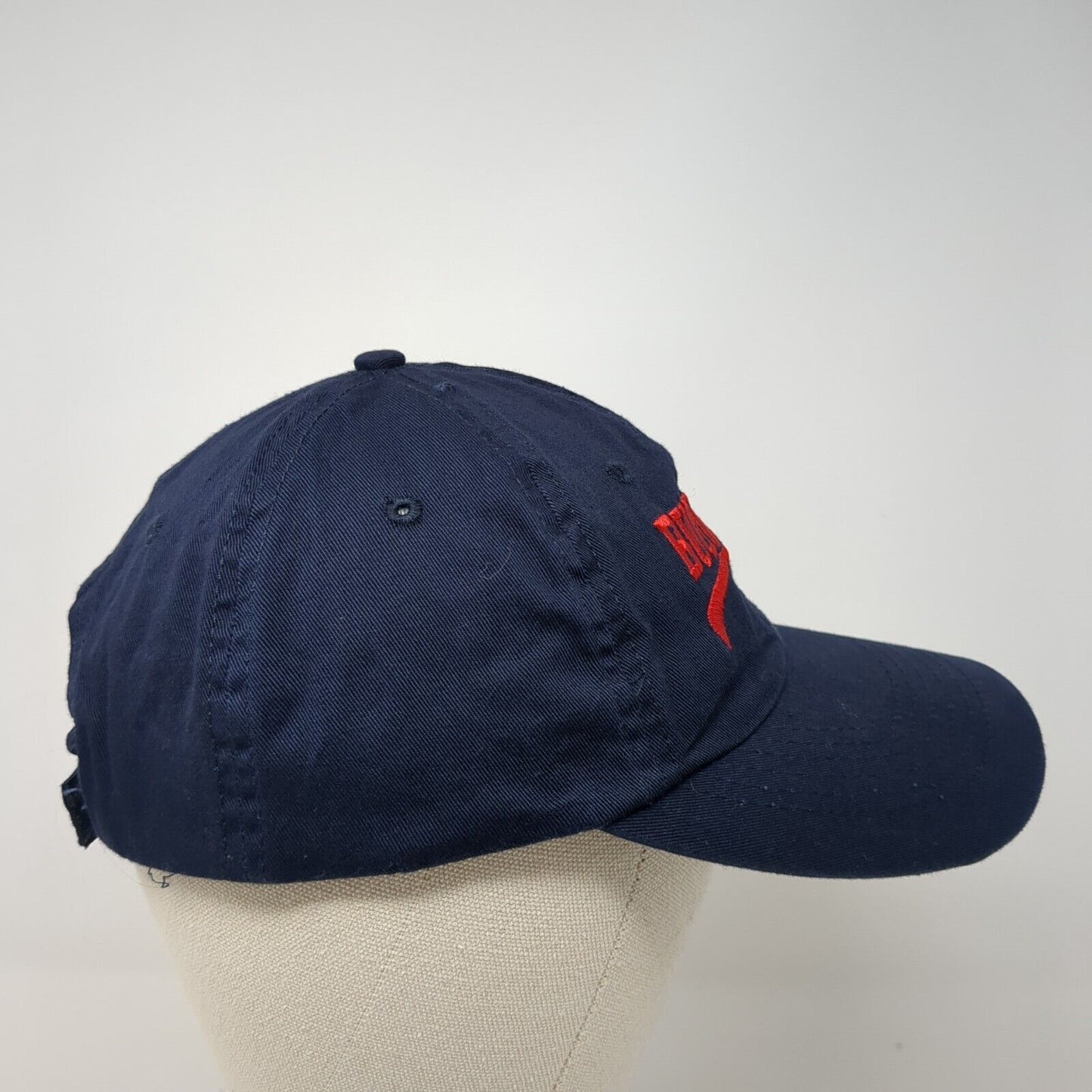 Budweiser Strapback Hat Blue One Size Adjustable Embroidered 6 Panel