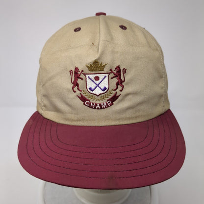 Champ Slideback Hat Multi One Size Adjustable Leather Strap Colorblock