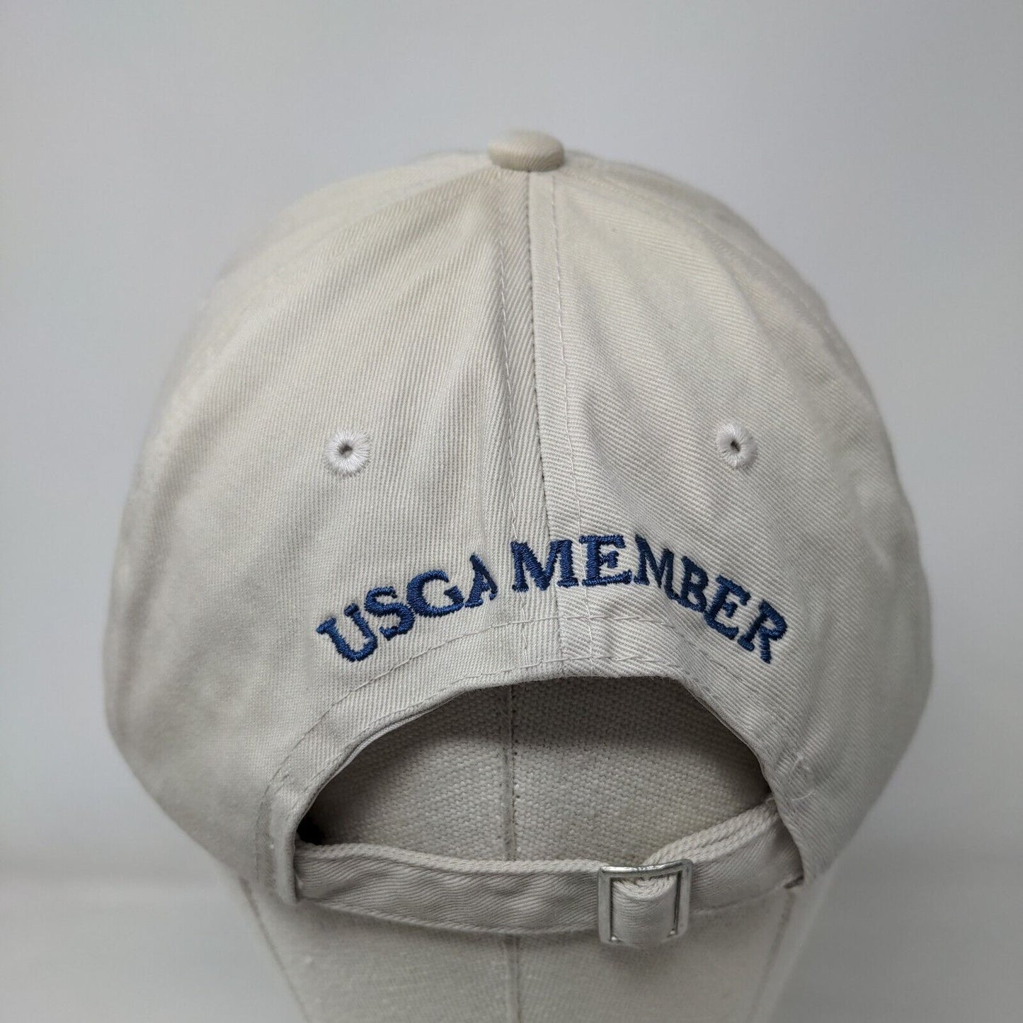 US Open 2006 Winged Foot USGA Member Slideback Hat Tan OS Adjustable Embroidered