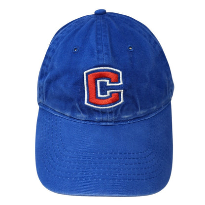 Letter C Slideback Hat Blue One Size Adjustable Embroidered Port & Company