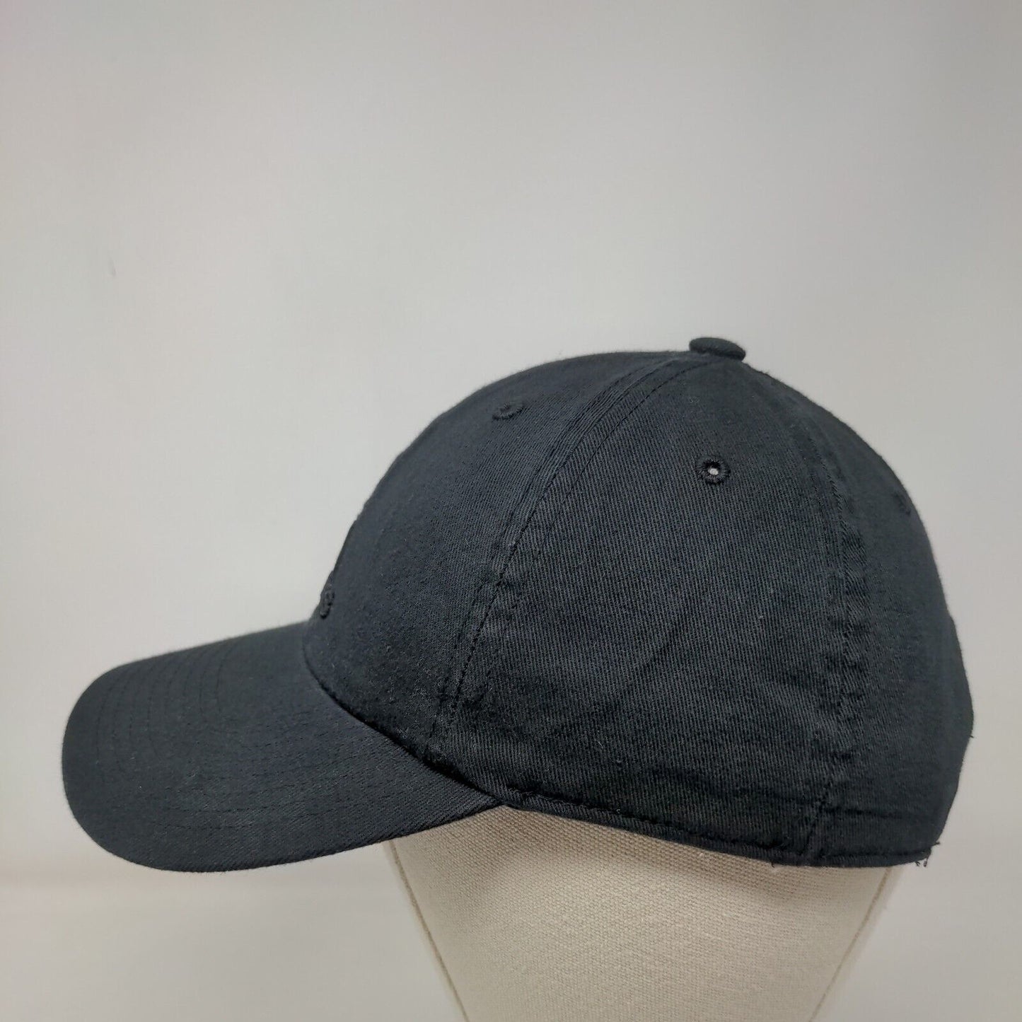 Adidas 3 Stripes Climalite Slideback Hat Black One Size Embroidered