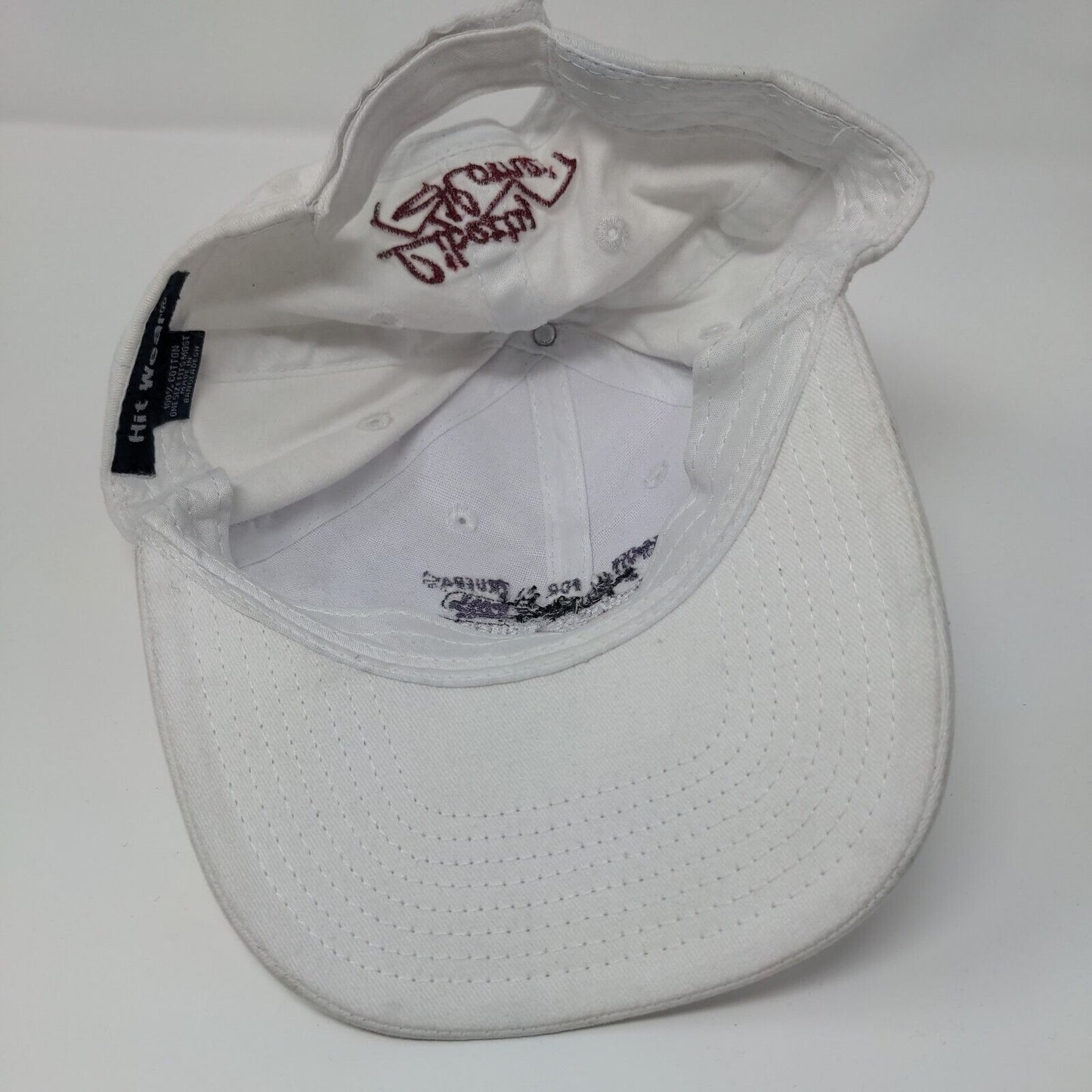 Nicholas Trueba Benefit Golf Scramble Strapback Hat White OSFM Hit Wear