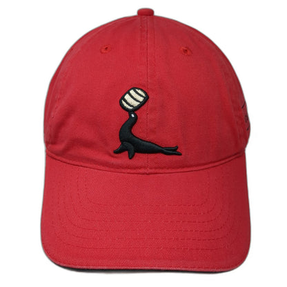 Goslings Black Seal Rum Baseball Cap Red One Size Strapback Bermuda Flag Hat