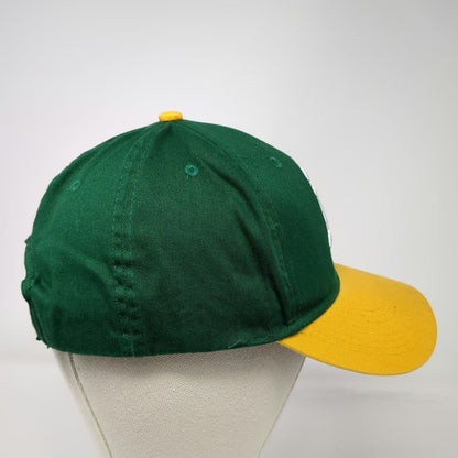 Oakland Athletics MLB OC Sports Baseball Cap Green Yellow White OSFM Strapback