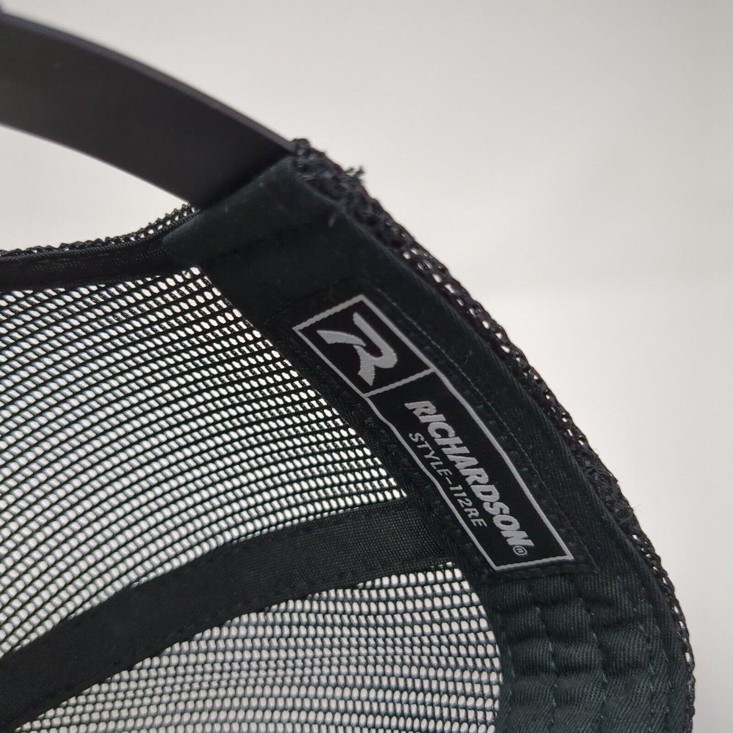 Calvary Kids 112RE Snapback Trucker Hat Black OS Adjustable Mesh Back Richardson