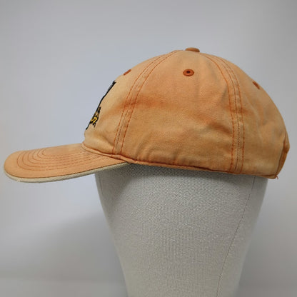Cabela's Baseball Cap Orange One Size Strapback World's Foremost Outfitter Hat