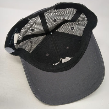 Carhartt Trucker Hat Gray One Size Idaho Holdings Mountain Mesh Work Snapback