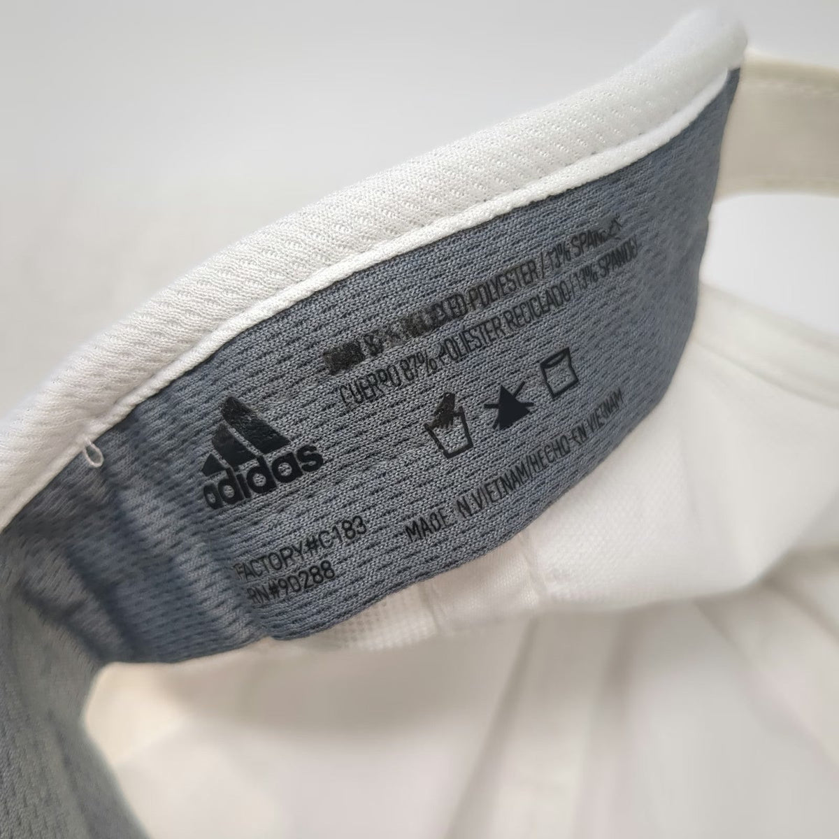 Adidas White OSFM Baseball Cap Aeroready Mesh Performance Strapback Sport Hat