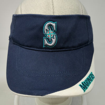 Twins Enterprise Seattle Mariners MLB Visor Blue One Size Embroidered Strapback