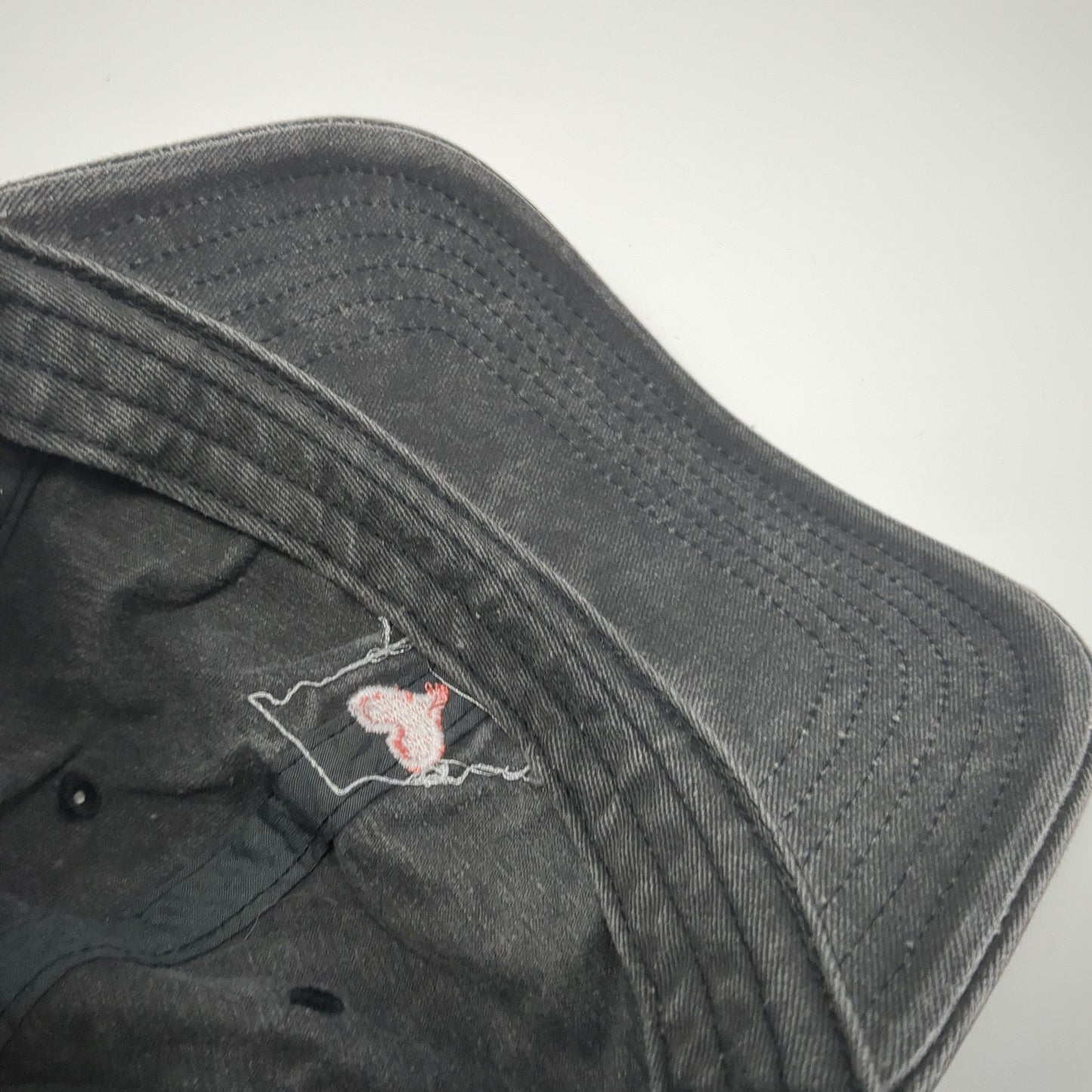 Heart Missouri Slideback Hat Gray One Size Adjustable Home Free Outdoor