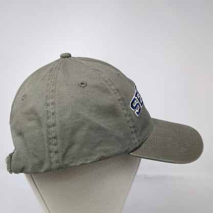 Fahrenheit Seattle Baseball Cap Green One Size Blue White Slideback Cotton Hat