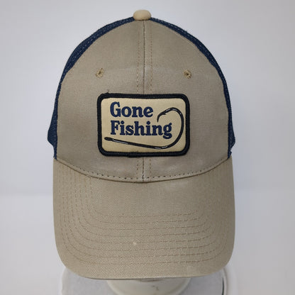 Gone Fishing Patch Snapback Mesh Back Trucker Hat Multi One Size Signatures