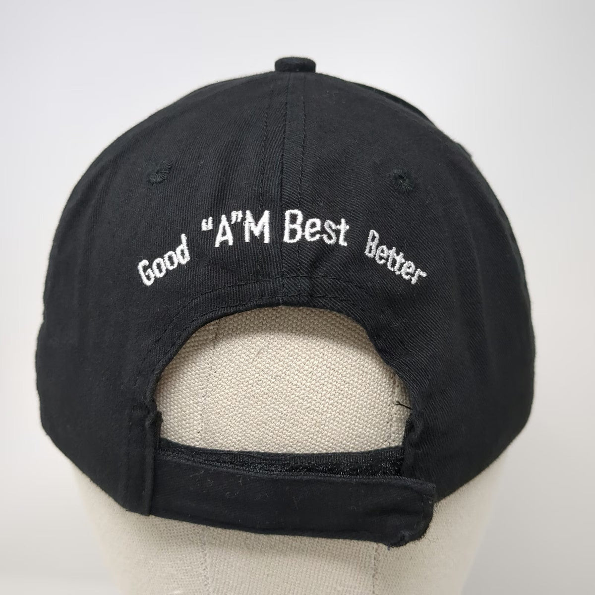 Cap America Baseball Cap Black One Size Farm Bureau Insurance Strapback Hat