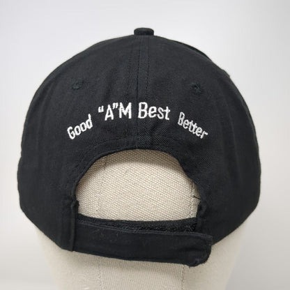 Cap America Baseball Cap Black One Size Farm Bureau Insurance Strapback Hat