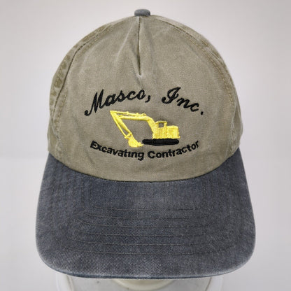 Masco Inc. Excavating Contractor Slideback Hat Multicolor One Size