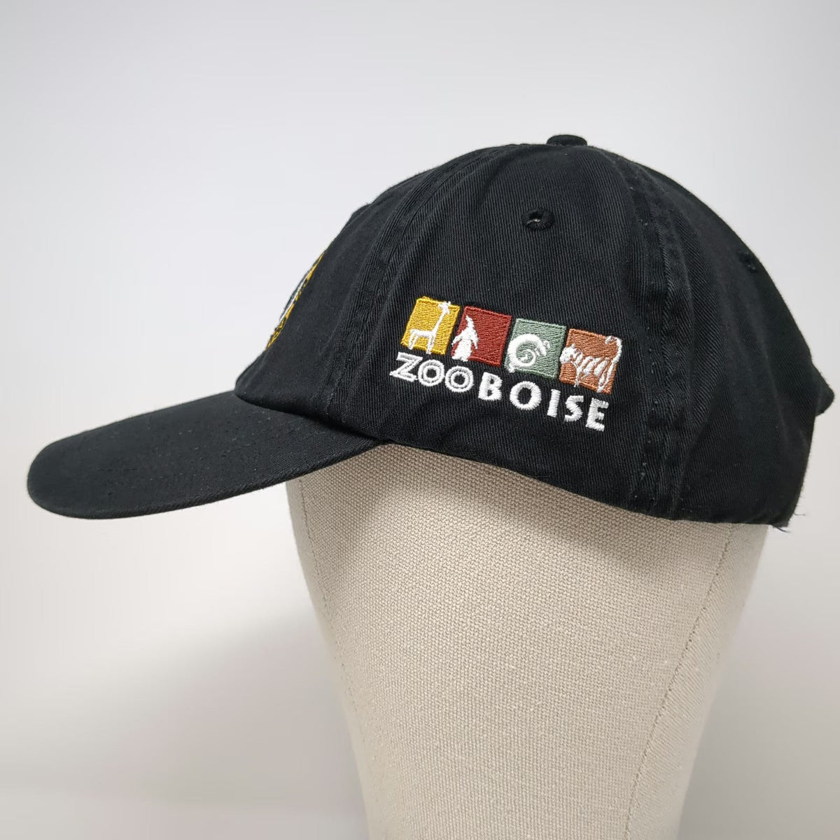 Royal Resortwear Baseball Cap Black Gorongosa National Park Zoo Boise Hat Lion