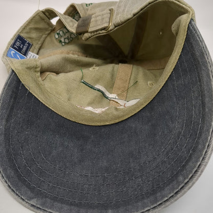 Port and Company Baseball Cap Beige Blue One Size Portneuf River Fishing Hat