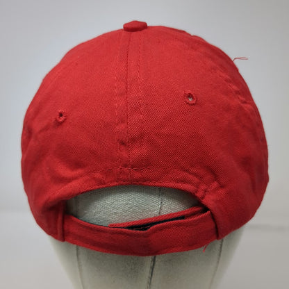 Club Solaris Premier Class Red Hat One Size Baseball Cap Strapback Logo
