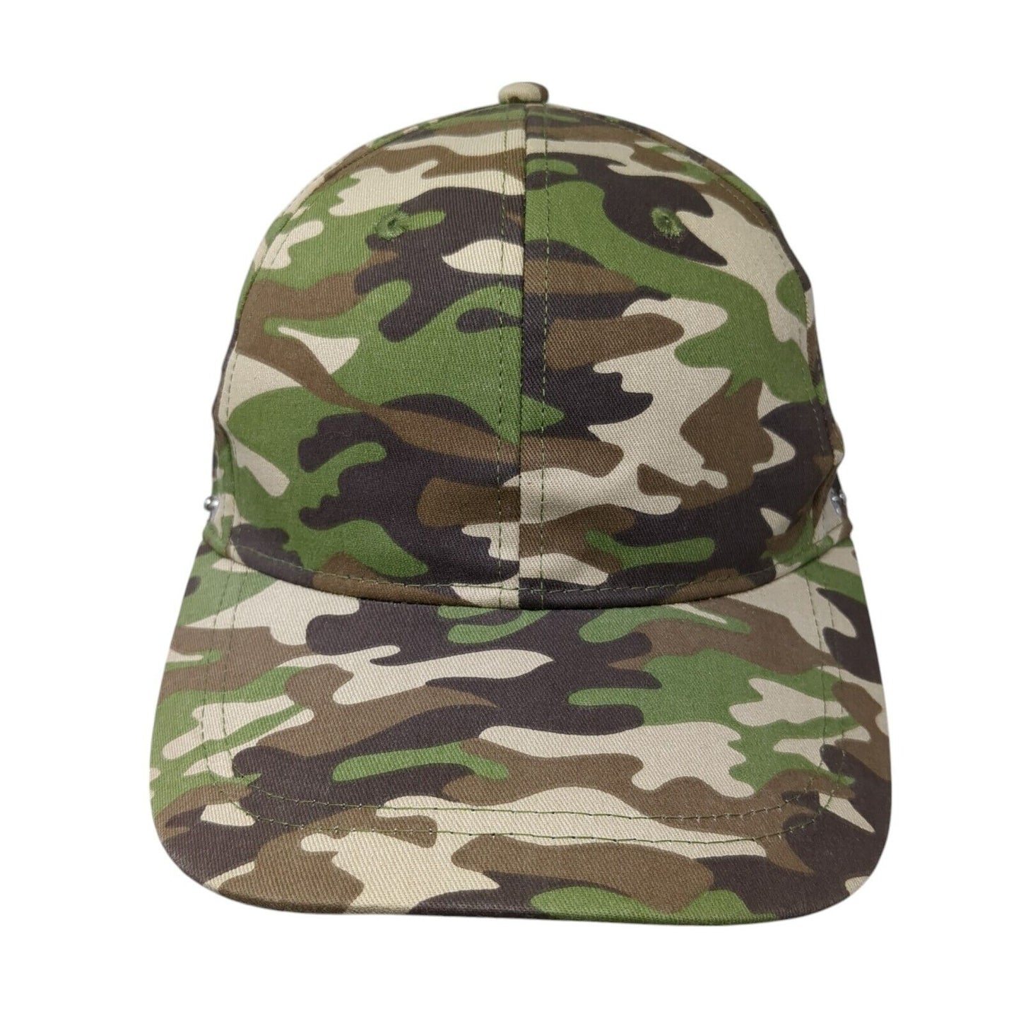 Unbranded Slideback Hat Camouflage One Size Adjustable Blank 6 Panel