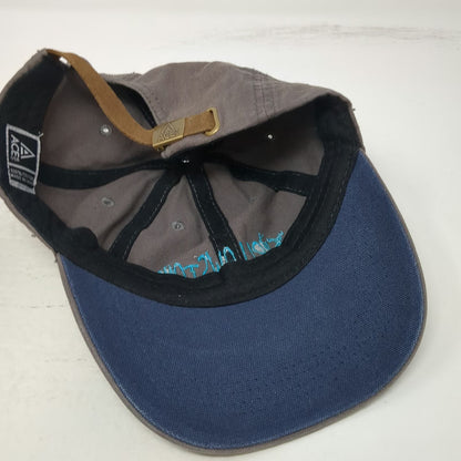 Ace USA Baseball Cap Gray One Size Yellowstone National Park Moose Blue Logo Hat