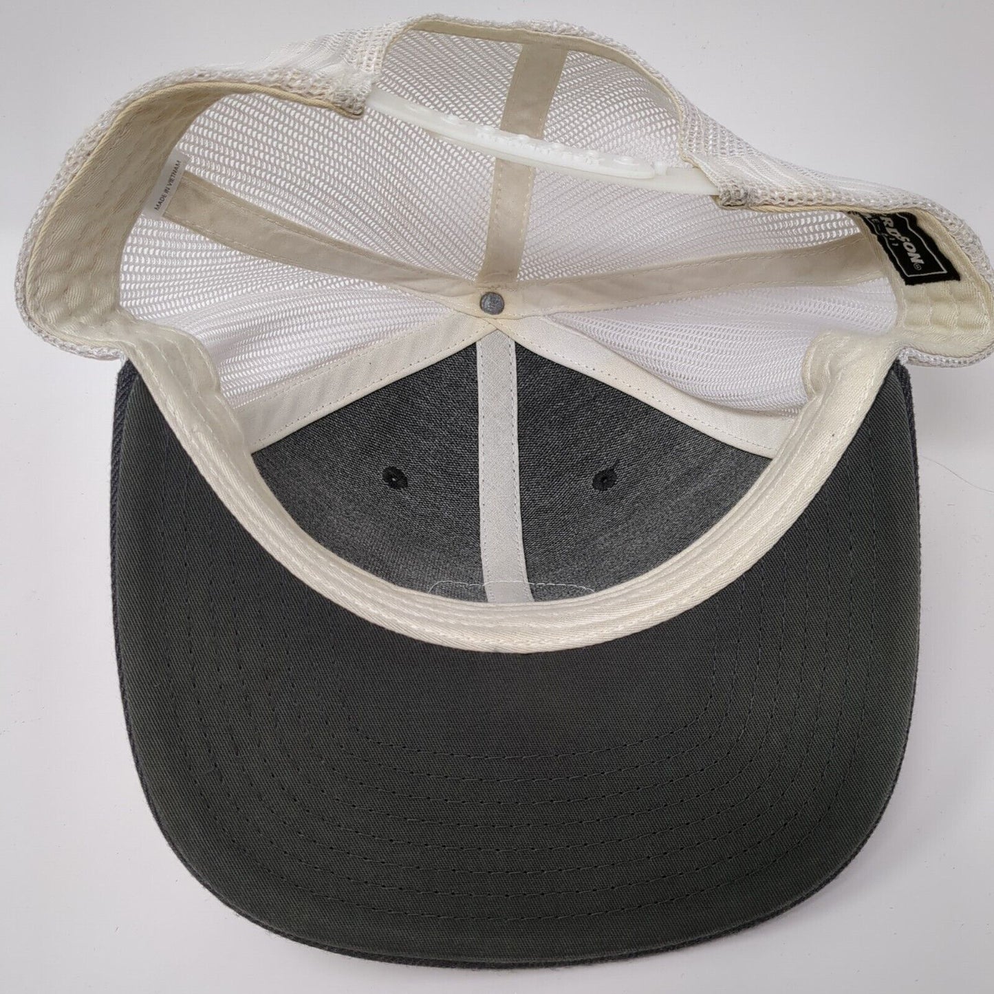 Crossfit Wild Wood Snapback Trucker Hat Gray OS Adjustable Mesh Back Richardson