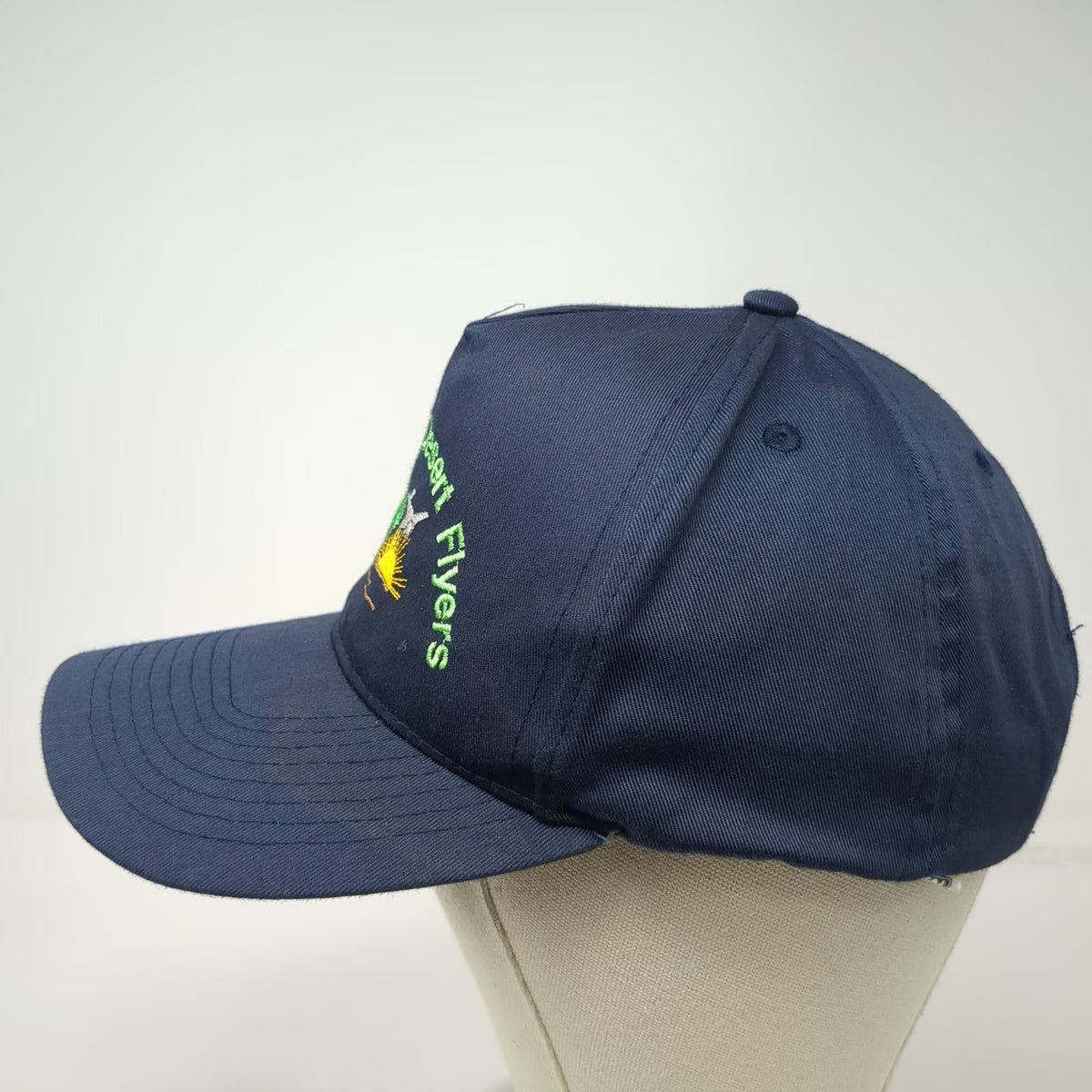 Nissun 5 Panel Blue One Size Hat Quartzsite Desert Flyers Cactus Sun Strapback