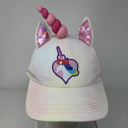 Inside Out Rainbow Unicorn Horn W/ Ears Adult Slideback Hat Multi OS Disney Park