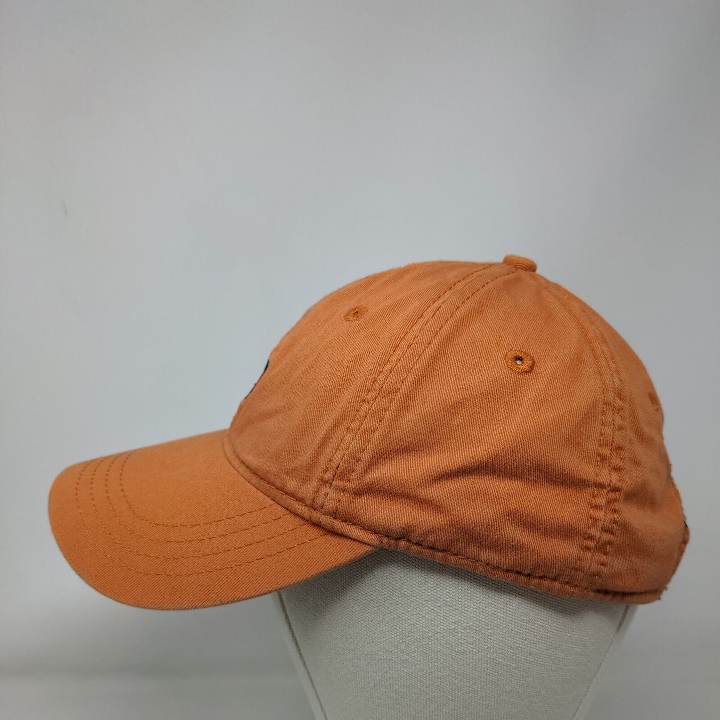 Tommy Hilfiger Slideback Hat Brownish-Orange One Size Embroidered 6 Panel