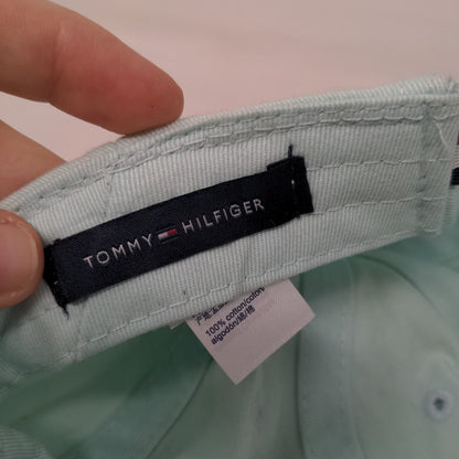 Tommy Hilfiger Slideback Hat Blue One Size Embroidered Logo Adjustable
