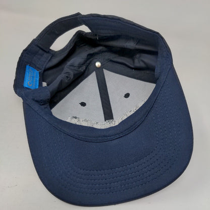 Costa Strapback Hat Blue One Size Adjustable Vent Holes 6 Panel