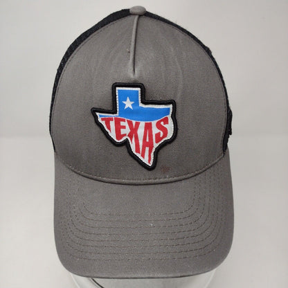 Tyler's Texas Patch Snapback Mesh Back Trucker Hat Gray OSFA Colorblock