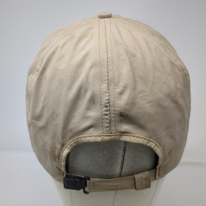 Columbia Baseball Cap Beige XL Strapback Performance USA Fishing Hat Viintage