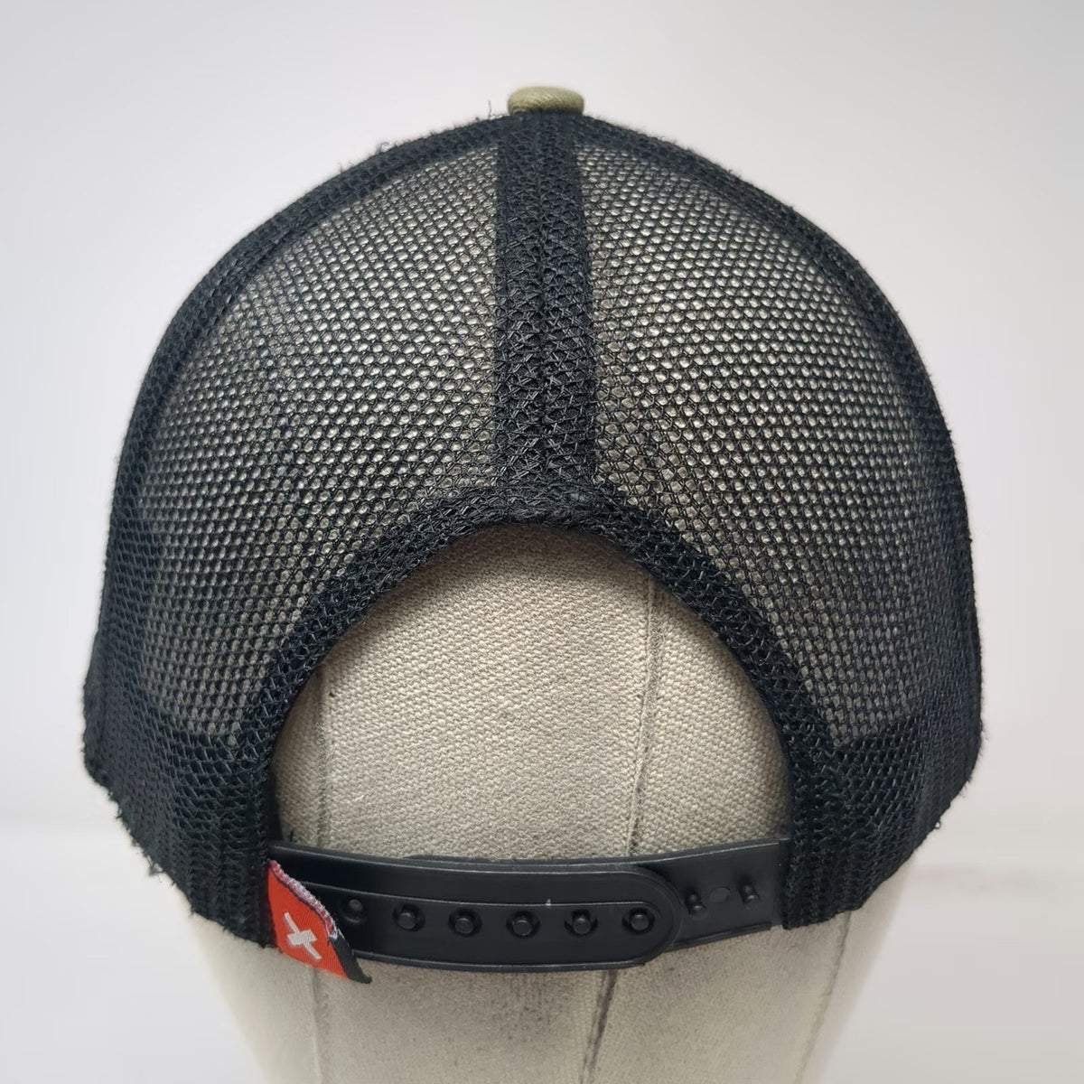 onX Hunt Green Trucker Hat One Size Black Mesh Snapback Leather Patch Topo Print