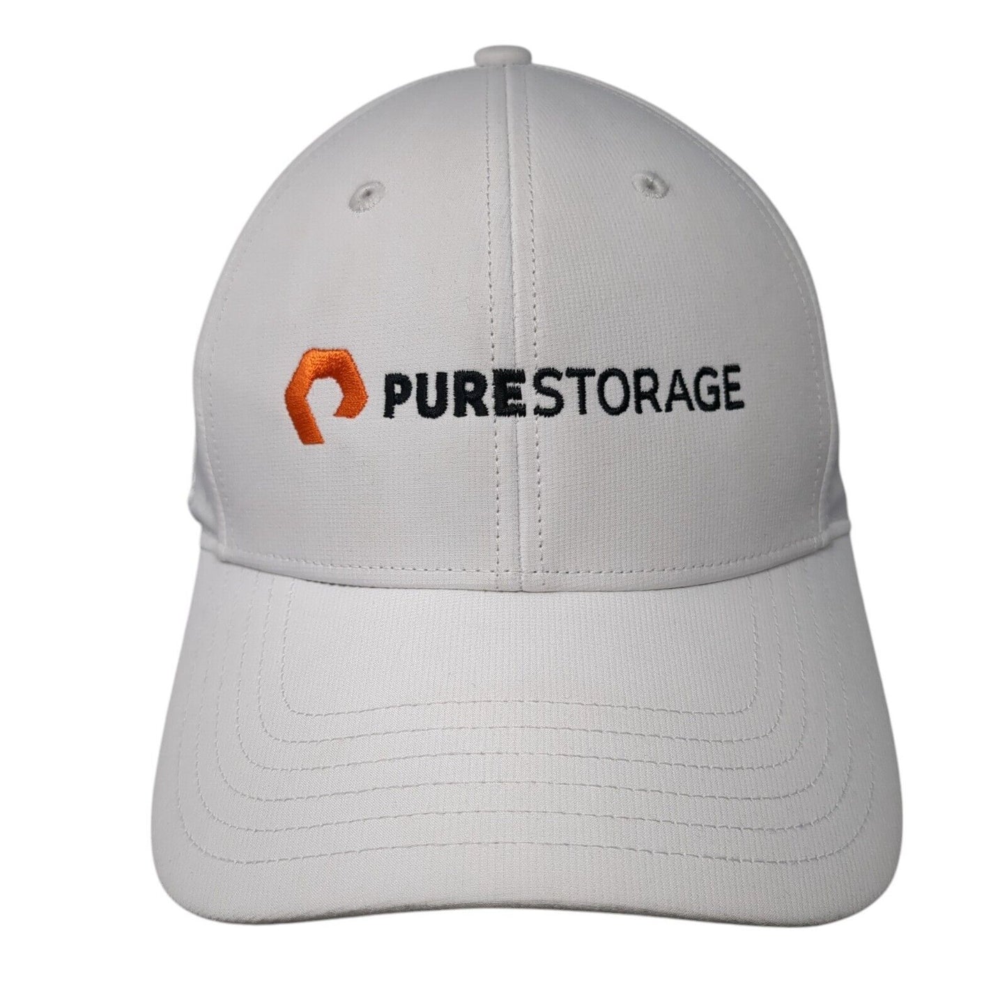 Pure Storage Strapback Hat White One Size Adjustable Embroidered Adidas