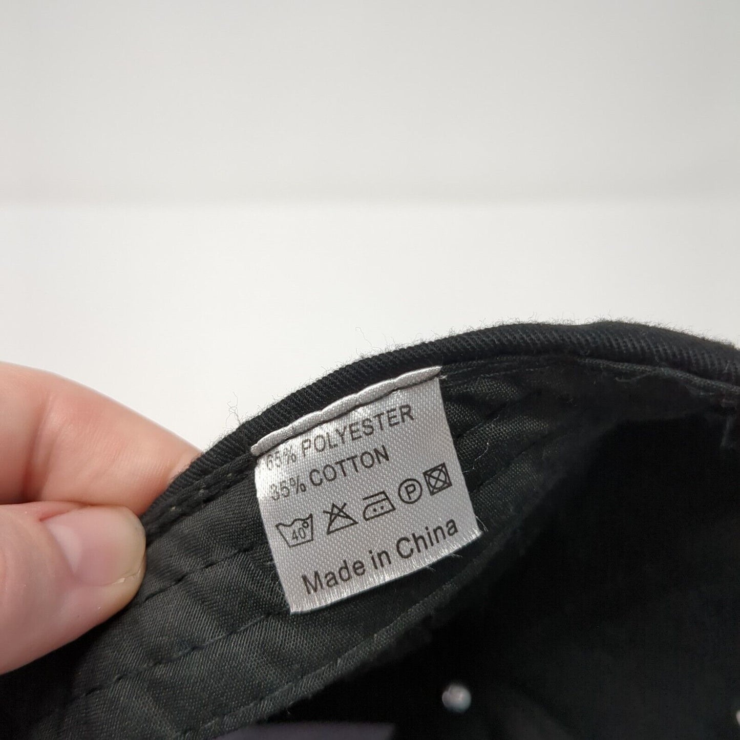 STIHL Outfitters Strapback Hat Black One Size Adjustable Embroidered 6 Panel